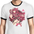 Fragrance In Thaw Hu Tao Ringer - Adult & Kids T-Shirts, Sweatshirts & Hoodies apparel design preview 1