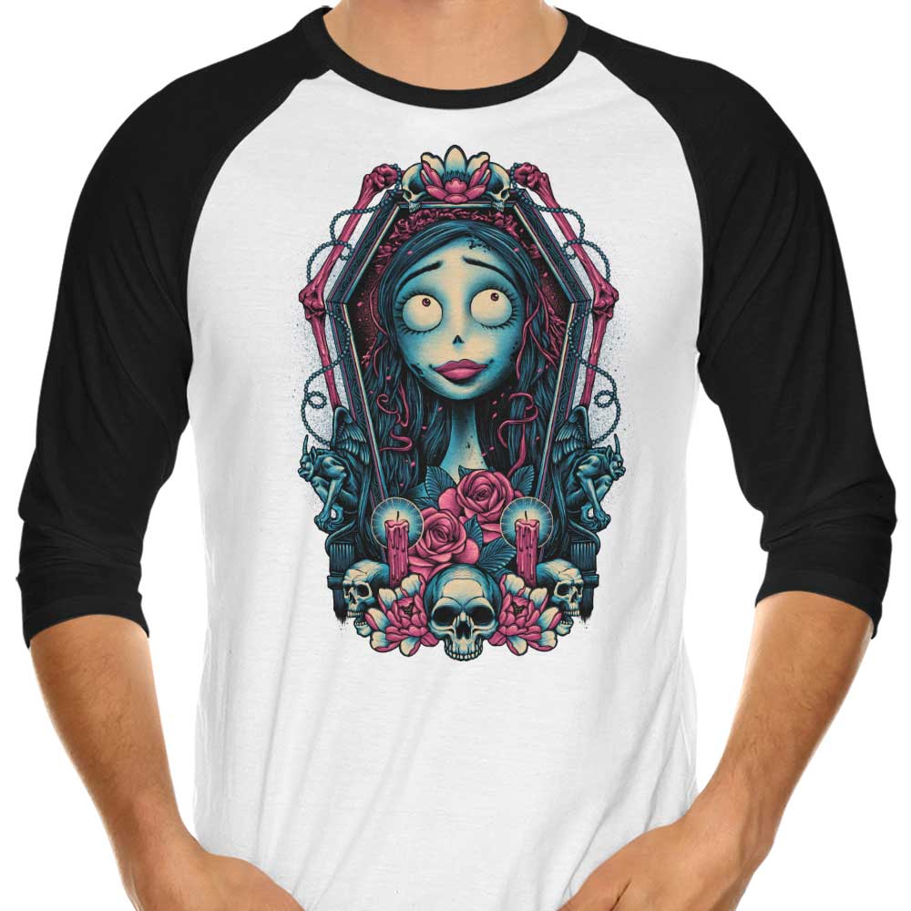 Framed Bride 3/4 Sleeve Raglan - Adult & Kids T-Shirts, Sweatshirts & Hoodies apparel design preview 1