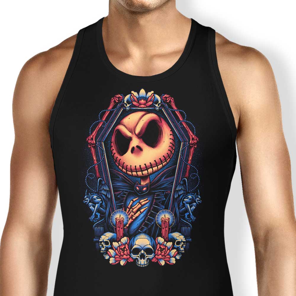 Framed Pumpkin King Tank Top - Adult & Kids T-Shirts, Sweatshirts & Hoodies apparel design preview 1
