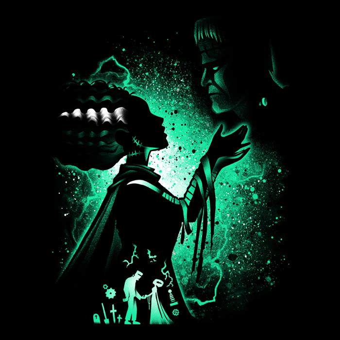 Frankenstein's Bride Women's Apparel - Adult & Kids T-Shirts, Sweatshirts & Hoodies apparel design preview 2