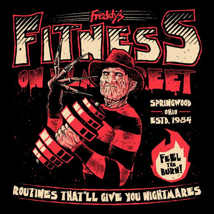 Freddy's Fitness Women's V-Neck - Adult & Kids T-Shirts, Sweatshirts & Hoodies apparel design preview 2