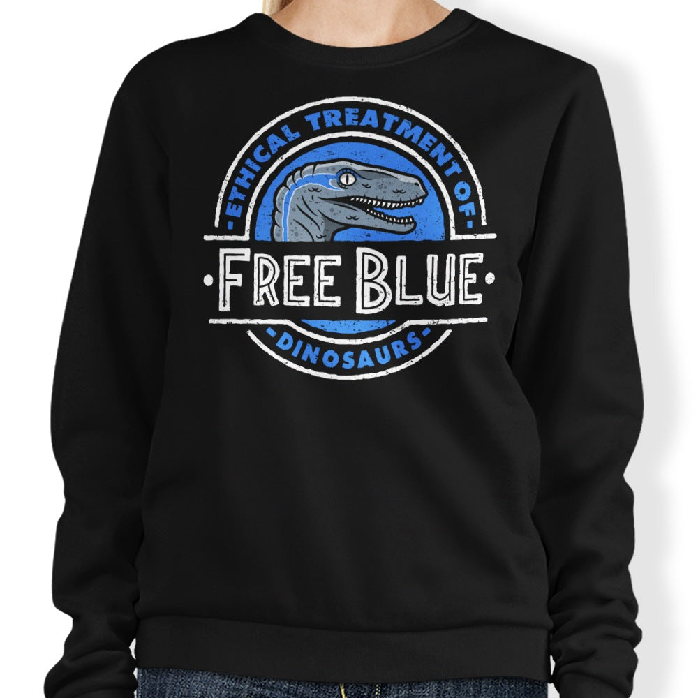 Free Blue - Adult & Kids T-Shirts, Sweatshirts & Hoodies apparel design preview 1