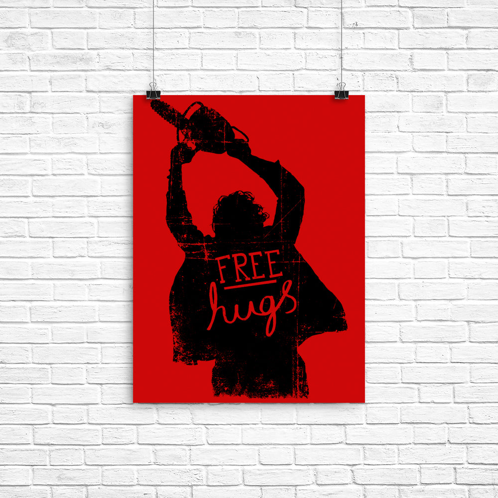 Free Hugs Poster - Adult & Kids T-Shirts, Sweatshirts & Hoodies apparel design preview 1