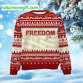 Freedom Charlie Kirk Ugly Christmas Sweater product image