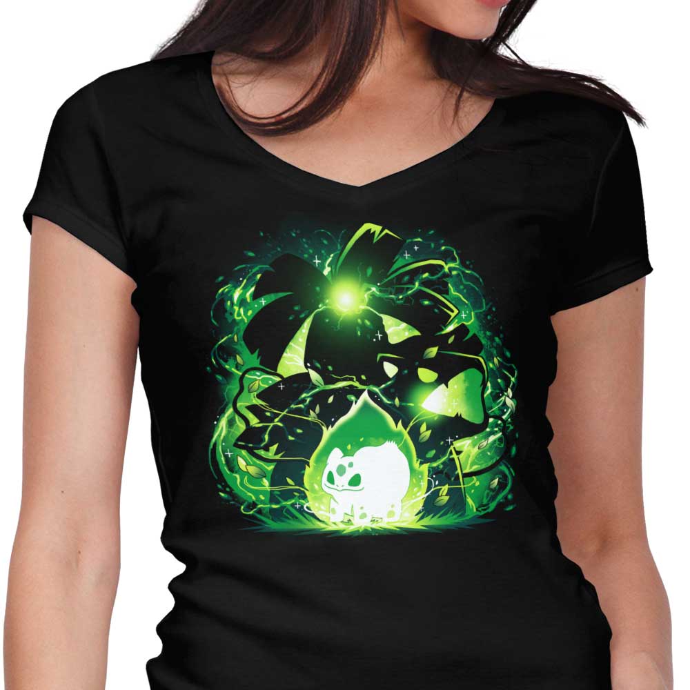 Frenzy Plant Women's V-Neck - Adult & Kids T-Shirts, Sweatshirts & Hoodies apparel design preview 1