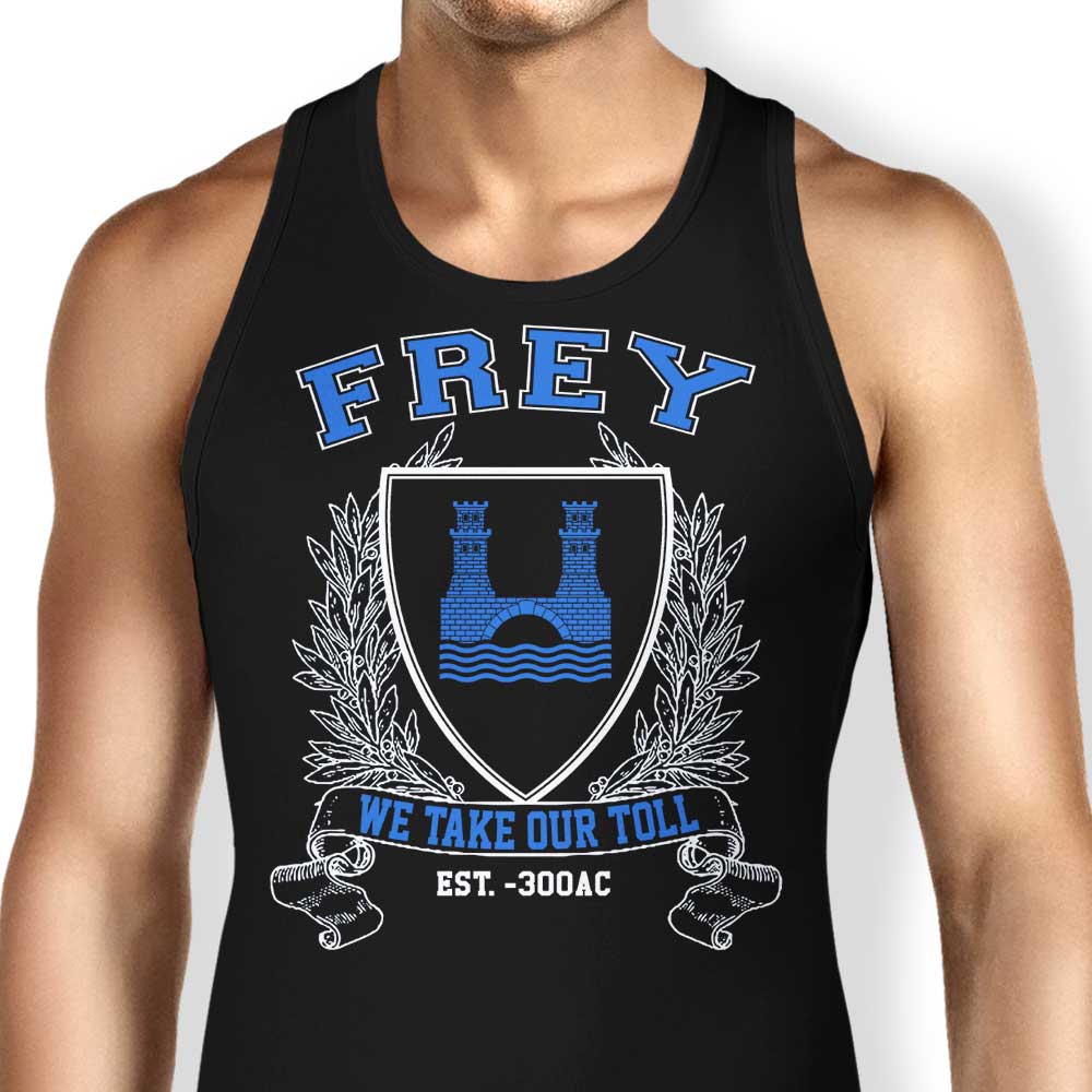 Frey University Tank Top - Adult & Kids T-Shirts, Sweatshirts & Hoodies apparel design preview 1