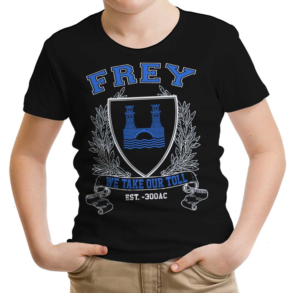 Frey University Youth Apparel - Adult & Kids T-Shirts, Sweatshirts & Hoodies apparel design preview 1