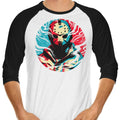 Friday in Color 3/4 Sleeve Raglan - Adult & Kids T-Shirts, Sweatshirts & Hoodies apparel design preview 1