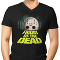 Friday of the Dead Men's V-Neck - Adult & Kids T-Shirts, Sweatshirts & Hoodies apparel design preview 1