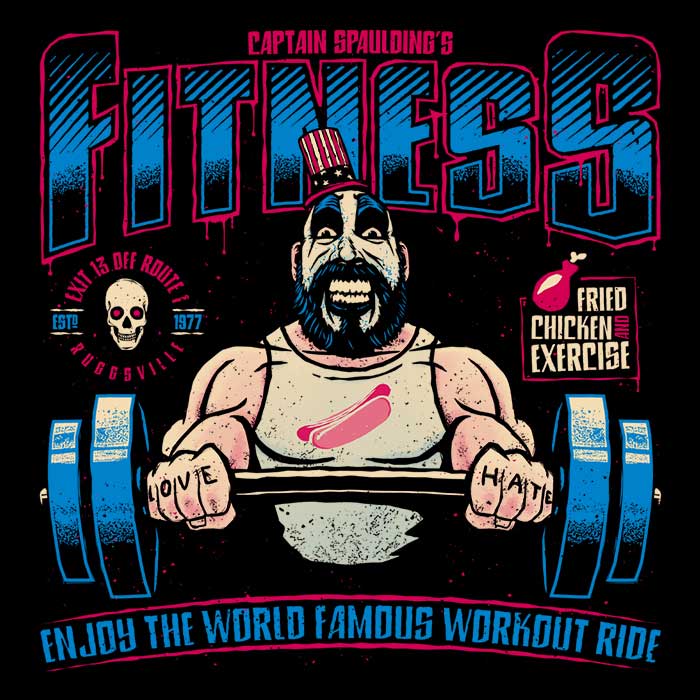 Fried Chicken and Exercise Youth Apparel - Adult & Kids T-Shirts, Sweatshirts & Hoodies apparel design preview 2