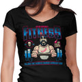 Fried Chicken and Exercise Women's V-Neck - Adult & Kids T-Shirts, Sweatshirts & Hoodies apparel design preview 1