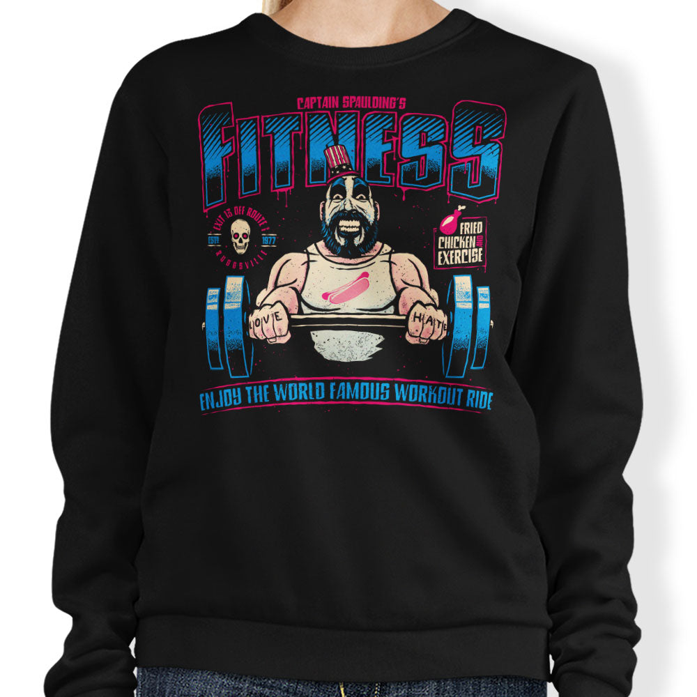 Fried Chicken and Exercise - Adult & Kids T-Shirts, Sweatshirts & Hoodies apparel design preview 1