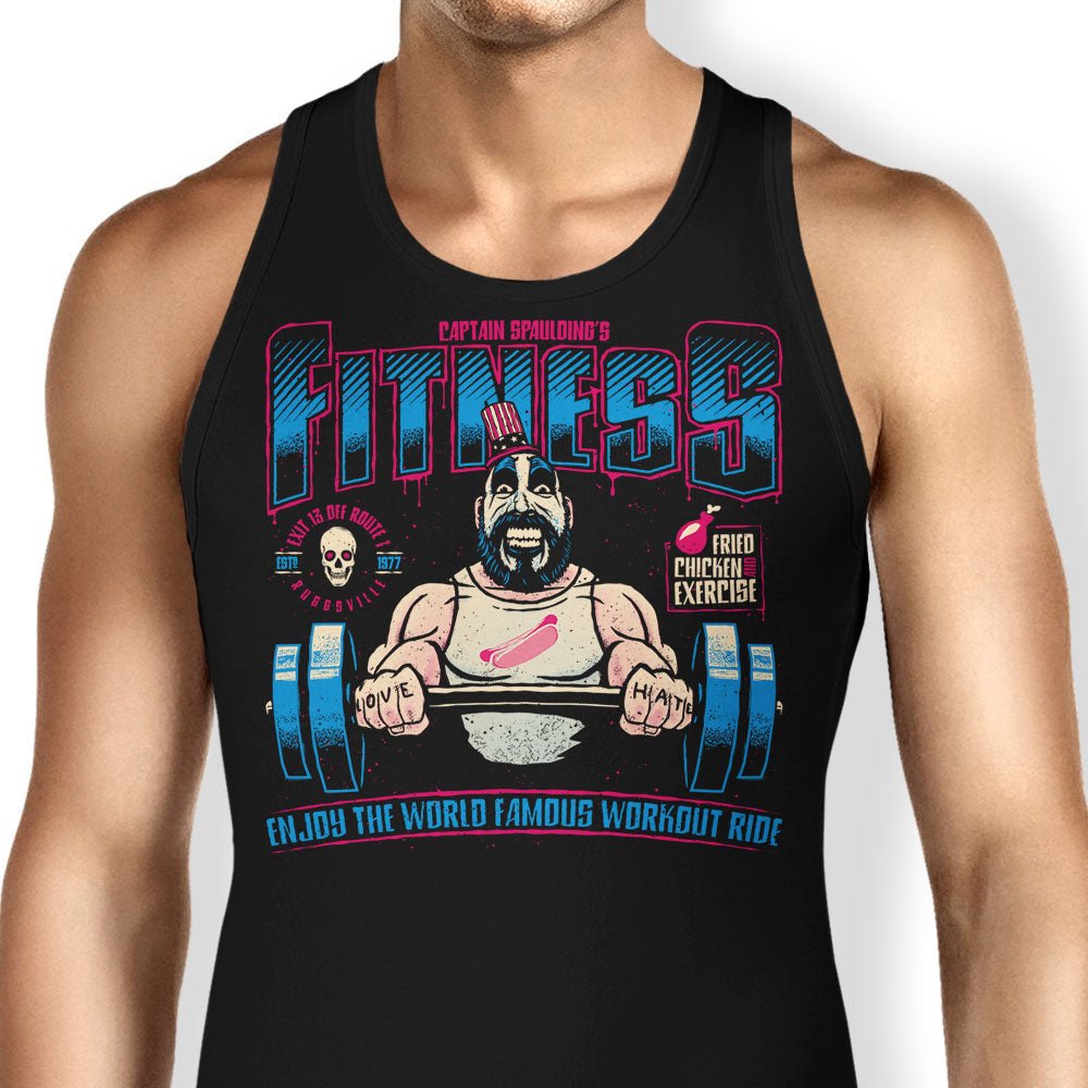 Fried Chicken and Exercise Tank Top - Adult & Kids T-Shirts, Sweatshirts & Hoodies apparel design preview 1