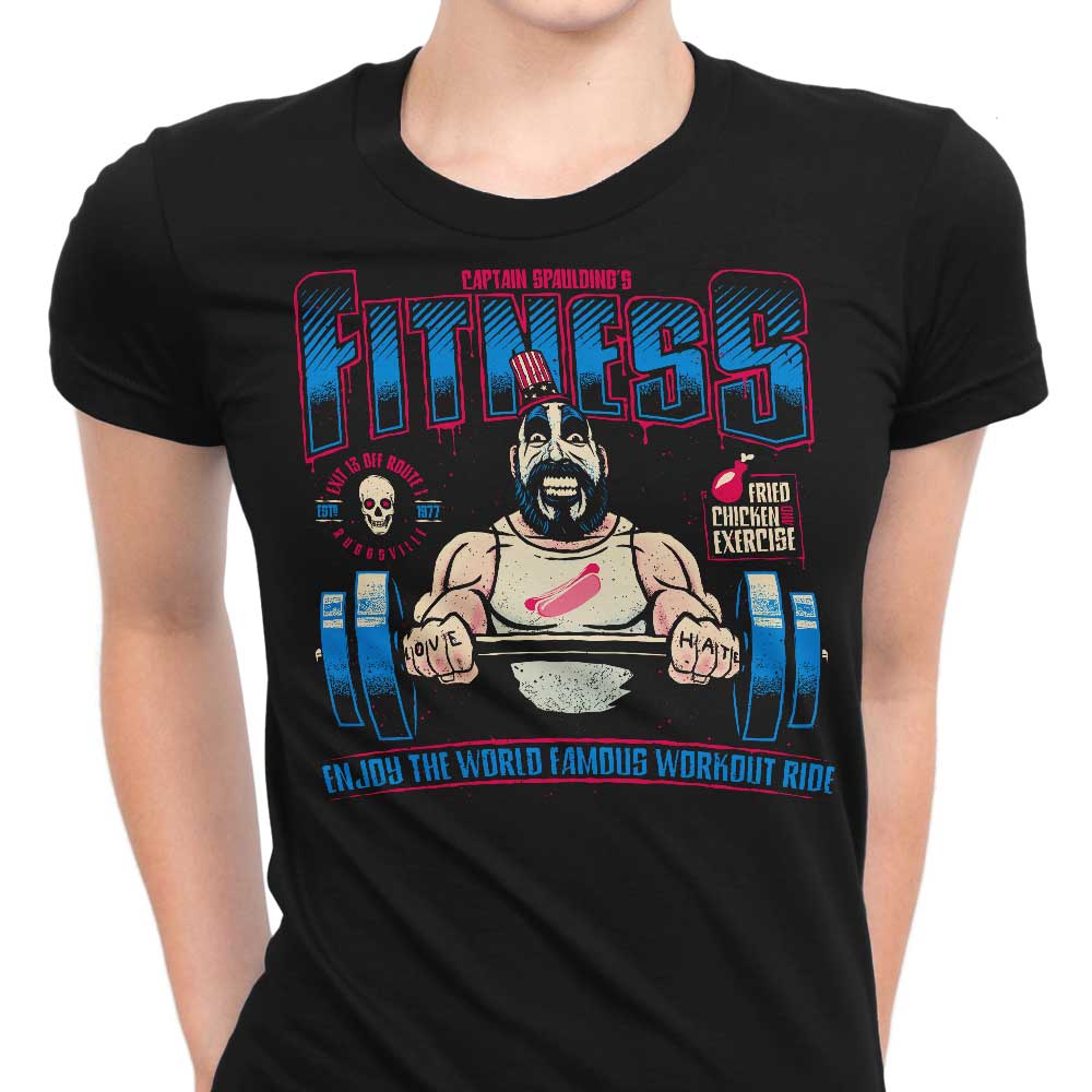 Fried Chicken and Exercise Women's Apparel - Adult & Kids T-Shirts, Sweatshirts & Hoodies apparel design preview 1