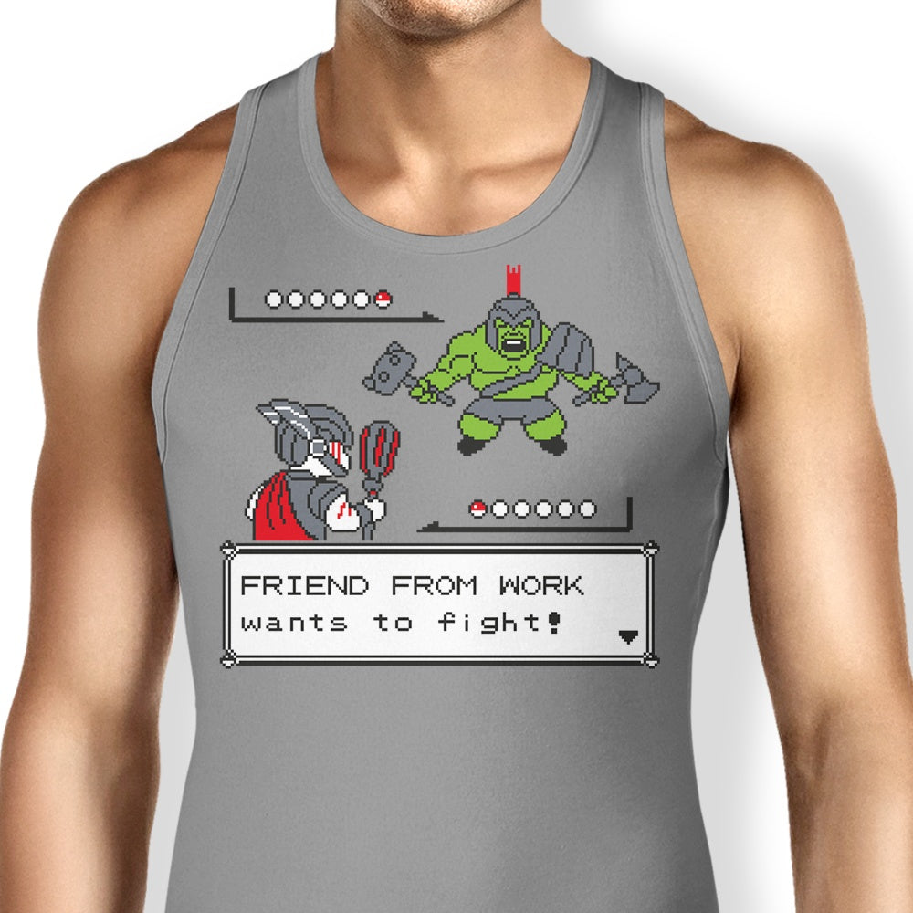 Friendly Foe Tank Top - Adult & Kids T-Shirts, Sweatshirts & Hoodies apparel design preview 1