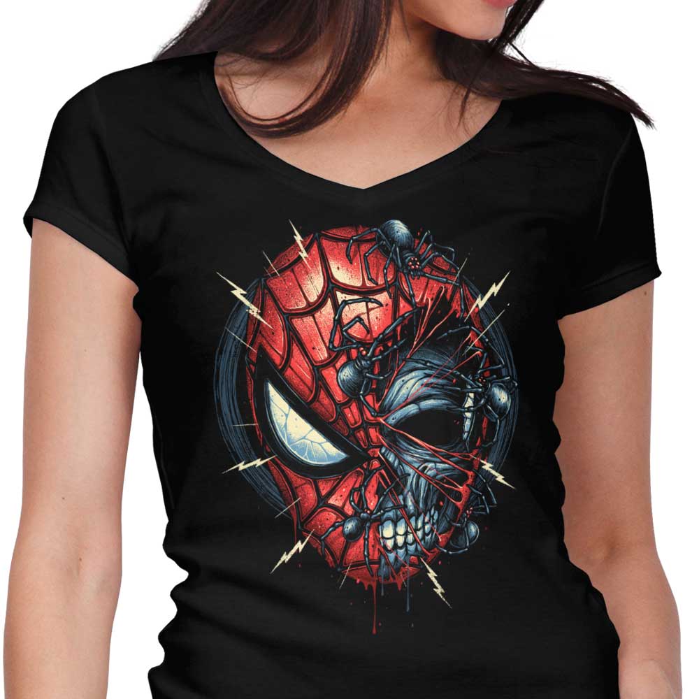 Friendly Neighborhood No More Women's V-Neck - Adult & Kids T-Shirts, Sweatshirts & Hoodies apparel design preview 1