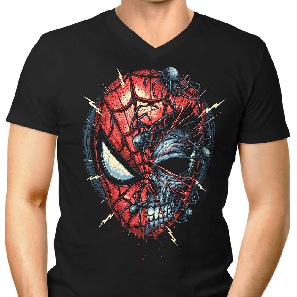 Friendly Neighborhood No More Men's V-Neck - Adult & Kids T-Shirts, Sweatshirts & Hoodies apparel design preview 1