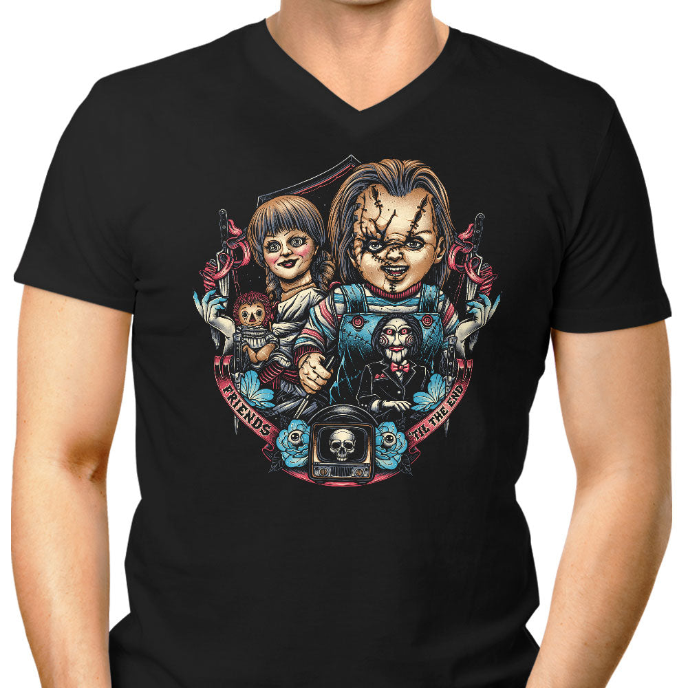 Friends til the End Men's V-Neck - Adult & Kids T-Shirts, Sweatshirts & Hoodies apparel design preview 1