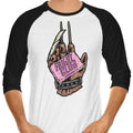 Fright Club 3/4 Sleeve Raglan - Adult & Kids T-Shirts, Sweatshirts & Hoodies apparel design preview 1