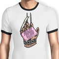 Fright Club Ringer - Adult & Kids T-Shirts, Sweatshirts & Hoodies apparel design preview 1