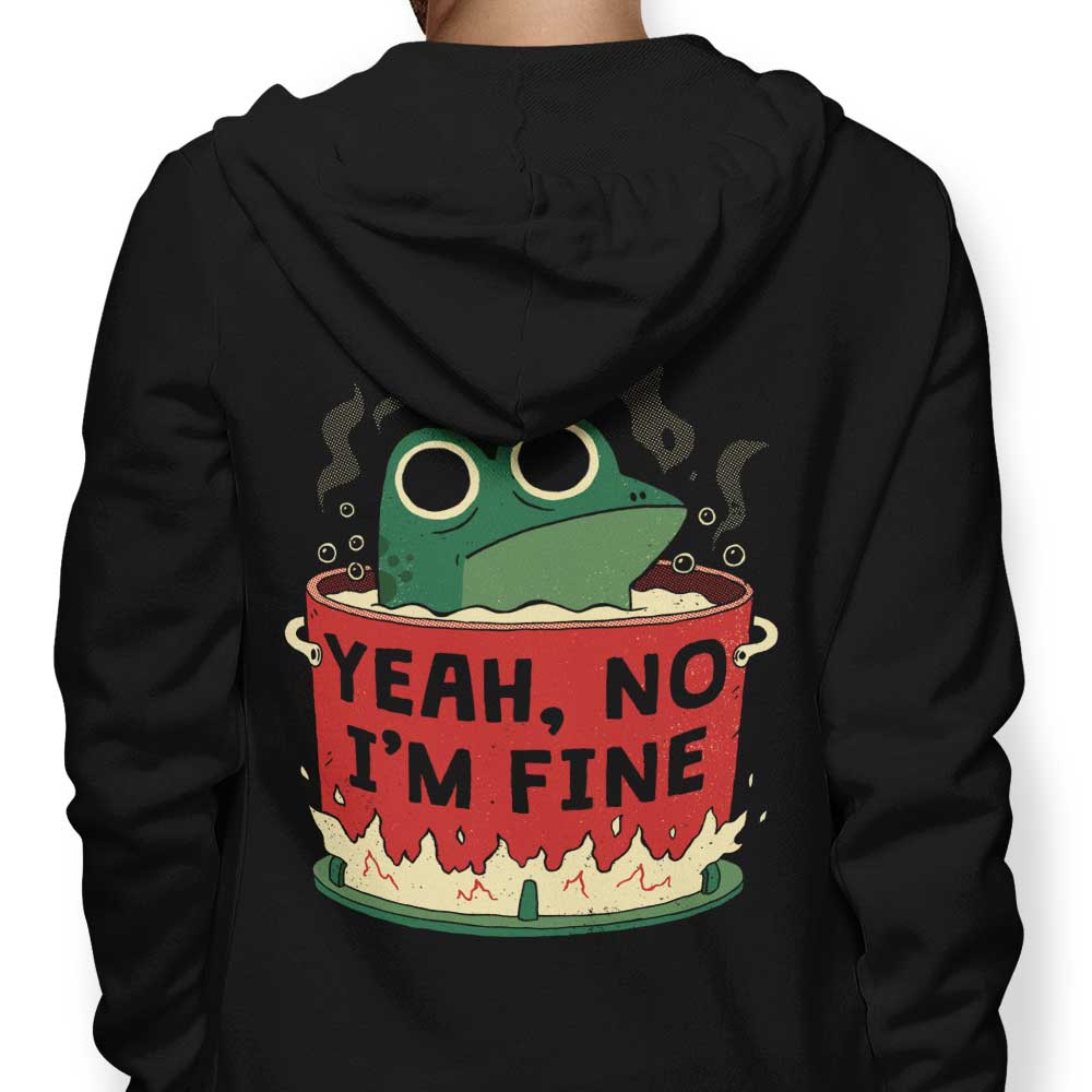 Frog is Fine - Adult & Kids T-Shirts, Sweatshirts & Hoodies apparel design preview 1