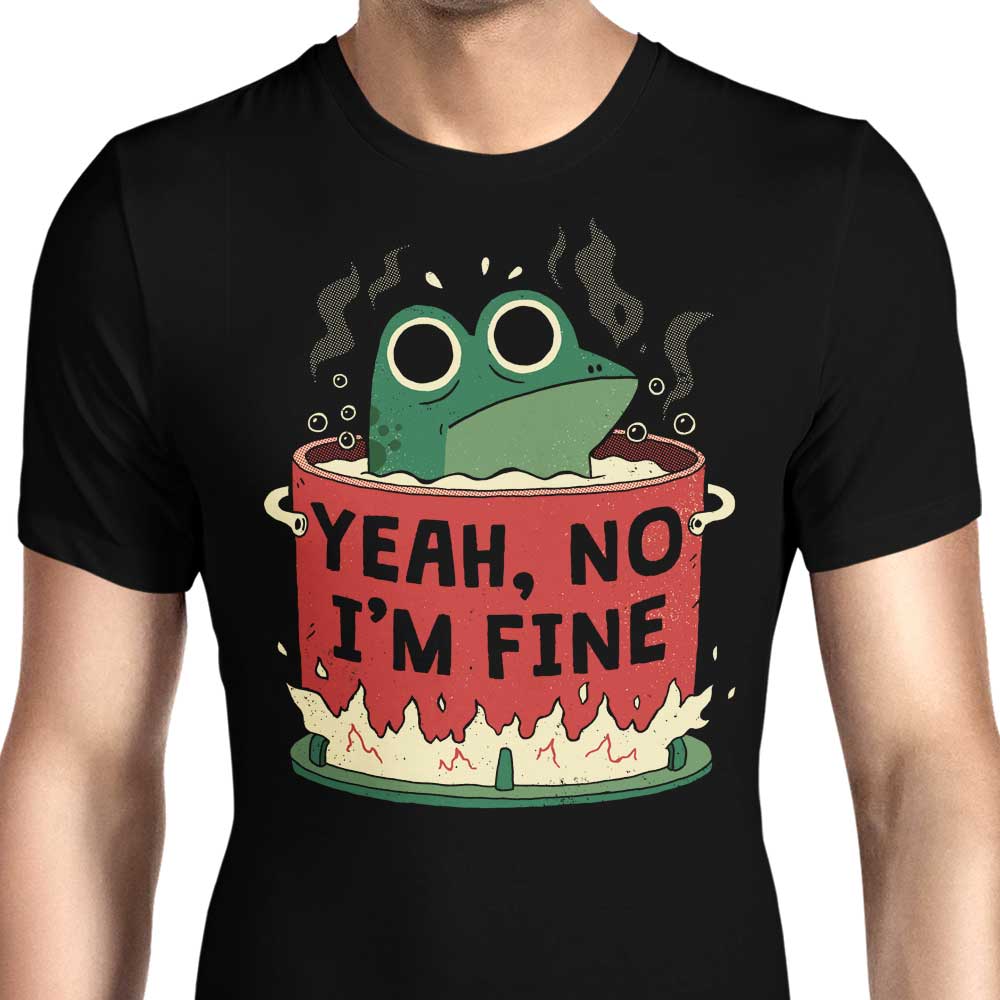 Frog is Fine Men's Apparel - Adult & Kids T-Shirts, Sweatshirts & Hoodies apparel design preview 1
