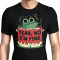 Frog is Fine Men's Apparel - Adult & Kids T-Shirts, Sweatshirts & Hoodies apparel design preview 1