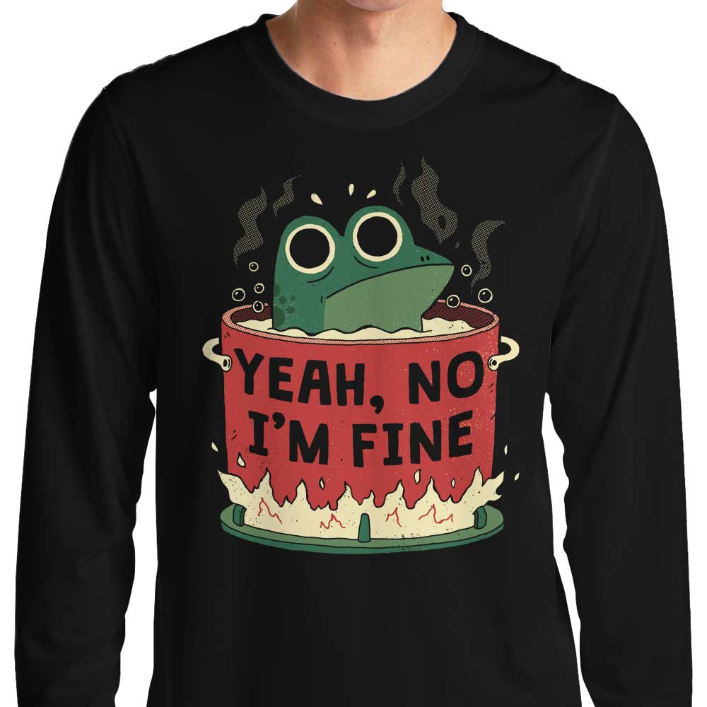 Frog is Fine - Adult & Kids T-Shirts, Sweatshirts & Hoodies apparel design preview 1