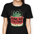 Frog is Fine Women's Apparel - Adult & Kids T-Shirts, Sweatshirts & Hoodies apparel design preview 1