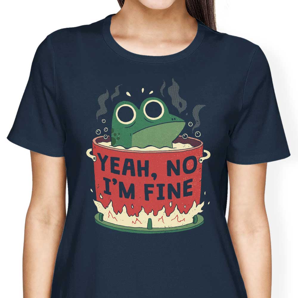 Frog is Fine Women's Apparel - Adult & Kids T-Shirts, Sweatshirts & Hoodies apparel design preview 2