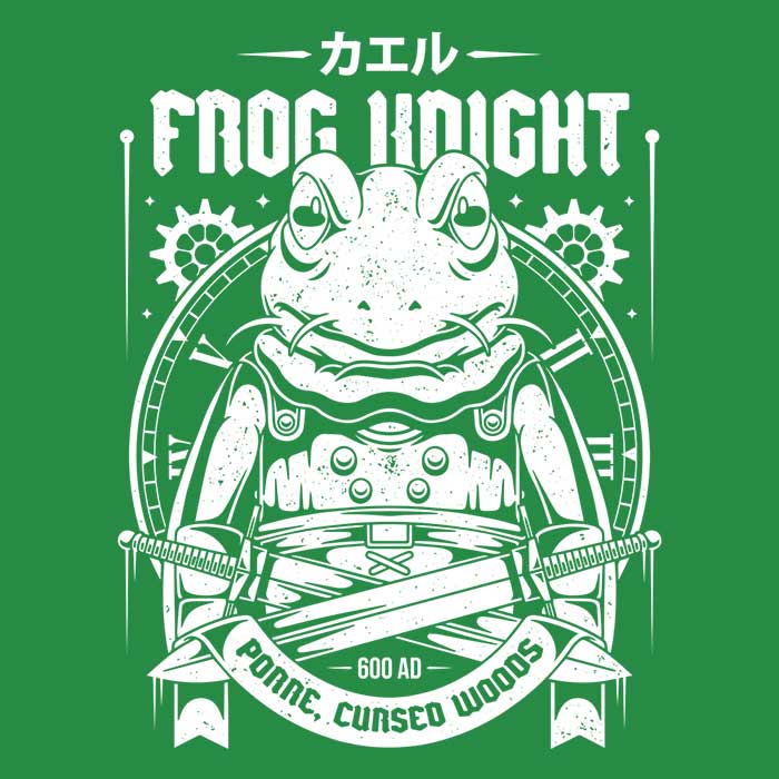 Frog Knight (Alt) Youth Apparel - Adult & Kids T-Shirts, Sweatshirts & Hoodies apparel design preview 2