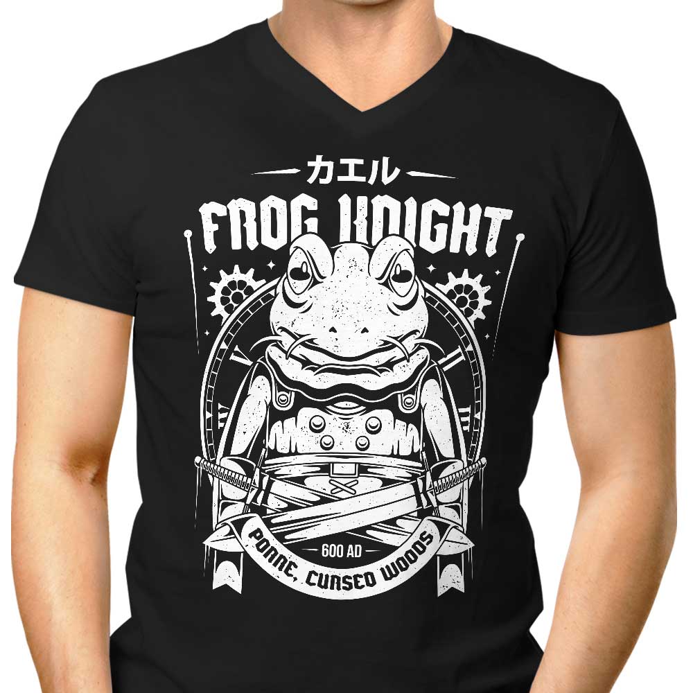 Frog Knight (Alt) Men's V-Neck - Adult & Kids T-Shirts, Sweatshirts & Hoodies apparel design preview 1