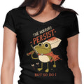 Frogs Persist Women's V-Neck - Adult & Kids T-Shirts, Sweatshirts & Hoodies apparel design preview 1