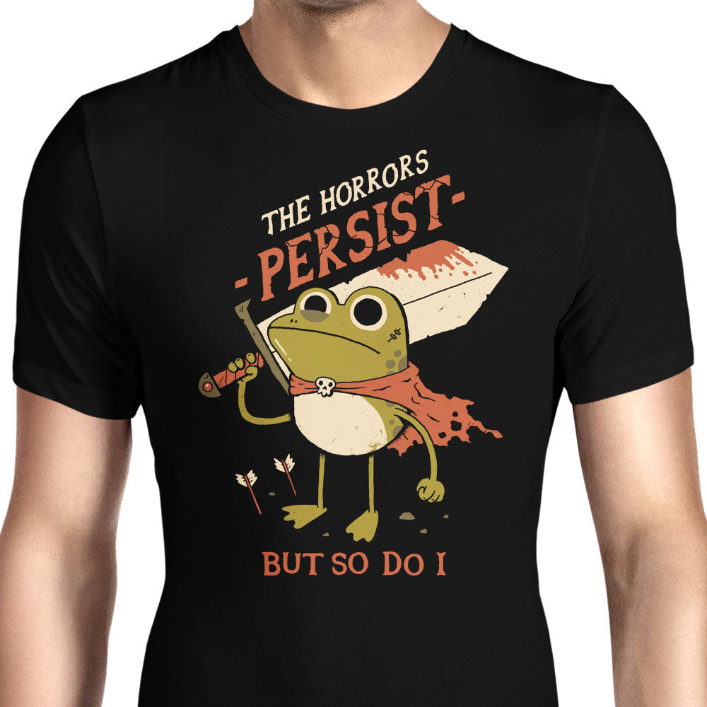 Frogs Persist Men's Apparel - Adult & Kids T-Shirts, Sweatshirts & Hoodies apparel design preview 1