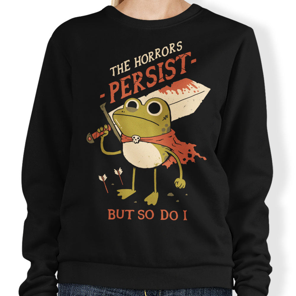 Frogs Persist - Adult & Kids T-Shirts, Sweatshirts & Hoodies apparel design preview 1