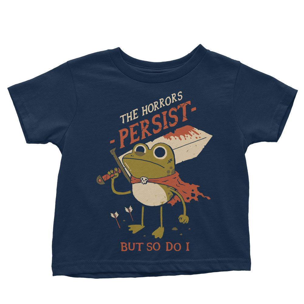 Frogs Persist Youth Apparel - Adult & Kids T-Shirts, Sweatshirts & Hoodies apparel design preview 2
