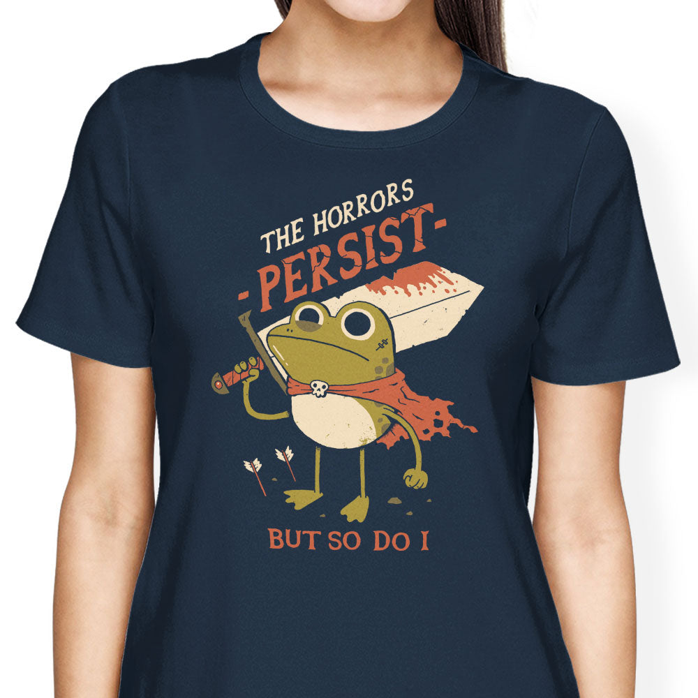 Frogs Persist Women's Apparel - Adult & Kids T-Shirts, Sweatshirts & Hoodies apparel design preview 2
