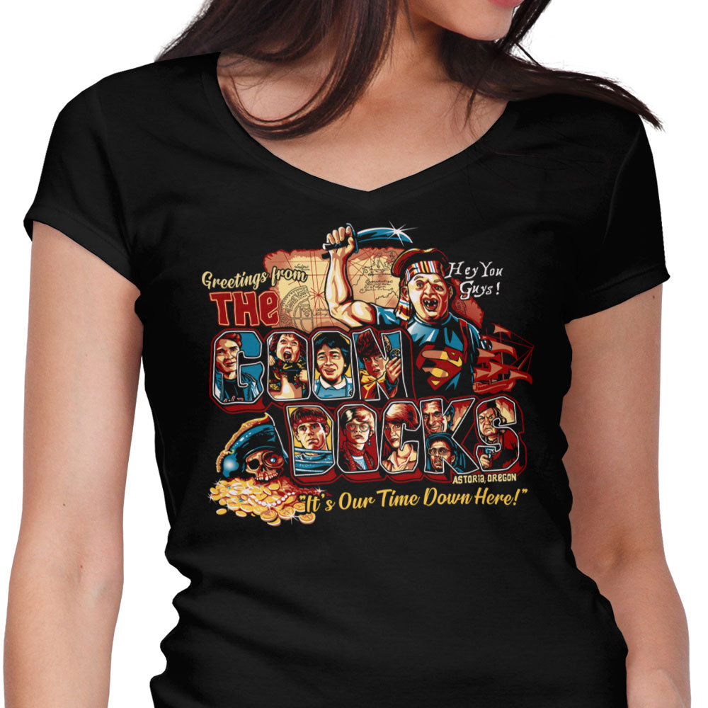 From the Goondocks Women's V-Neck - Adult & Kids T-Shirts, Sweatshirts & Hoodies apparel design preview 1