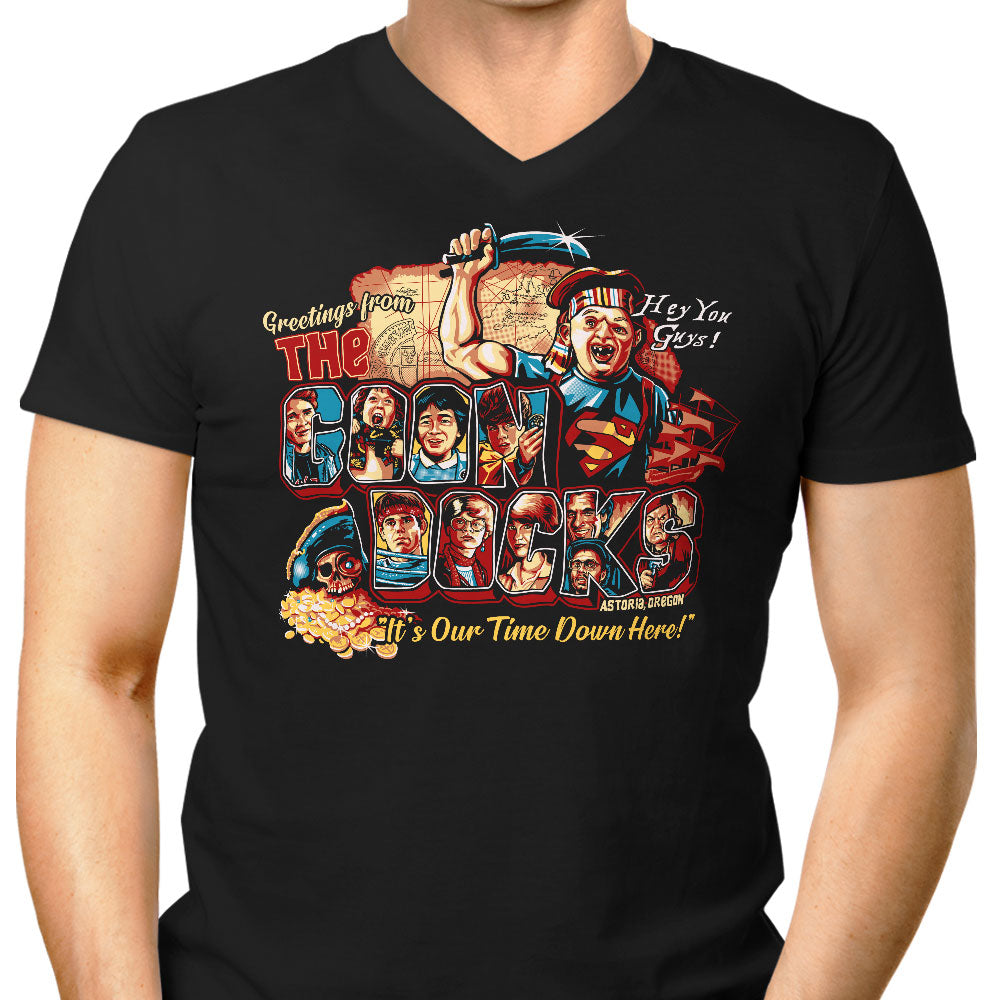 From the Goondocks Men's V-Neck - Adult & Kids T-Shirts, Sweatshirts & Hoodies apparel design preview 1