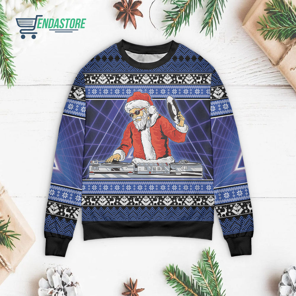 Santa Claus dance night party Christmas sweater product image 3