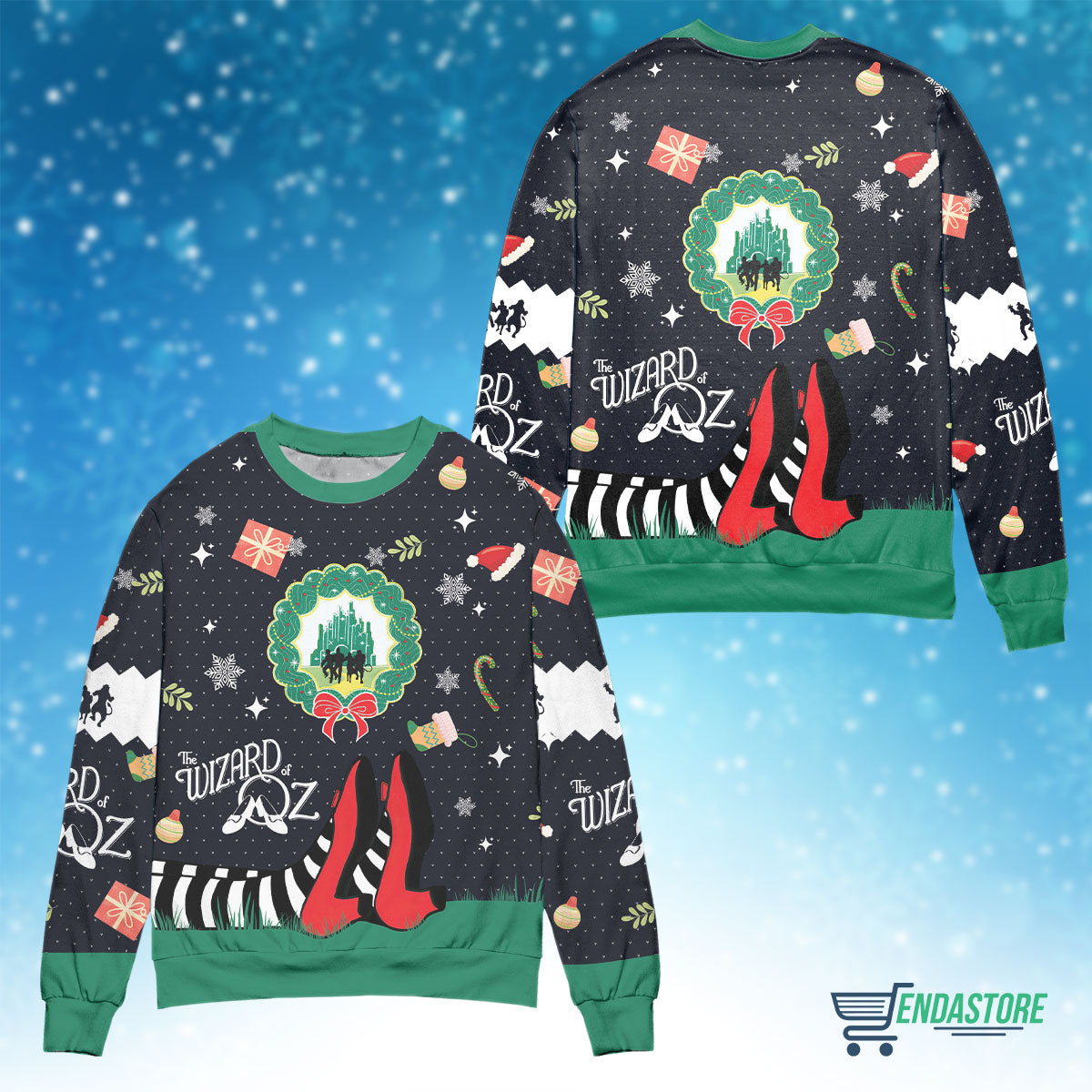 The wizard of oz Christmas sweater product image 4