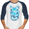 Frostwhisper 3/4 Sleeve Raglan - Adult & Kids T-Shirts, Sweatshirts & Hoodies apparel design preview 1