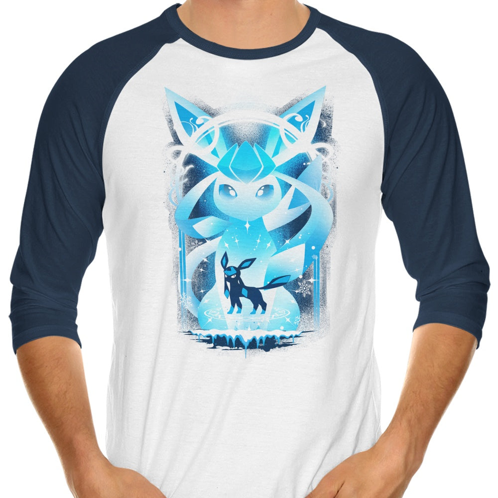 Frostwhisper 3/4 Sleeve Raglan - Adult & Kids T-Shirts, Sweatshirts & Hoodies apparel design preview 1