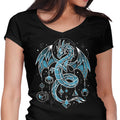 Frozen Dice Dragon Women's V-Neck - Adult & Kids T-Shirts, Sweatshirts & Hoodies apparel design preview 1