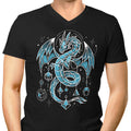 Frozen Dice Dragon Men's V-Neck - Adult & Kids T-Shirts, Sweatshirts & Hoodies apparel design preview 1