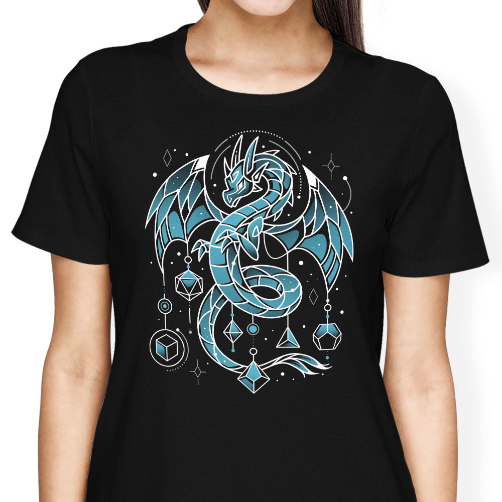 Frozen Dice Dragon Women's Apparel - Adult & Kids T-Shirts, Sweatshirts & Hoodies apparel design preview 1