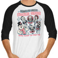 Frozen Heads 3/4 Sleeve Raglan - Adult & Kids T-Shirts, Sweatshirts & Hoodies apparel design preview 1