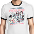 Frozen Heads Ringer - Adult & Kids T-Shirts, Sweatshirts & Hoodies apparel design preview 1