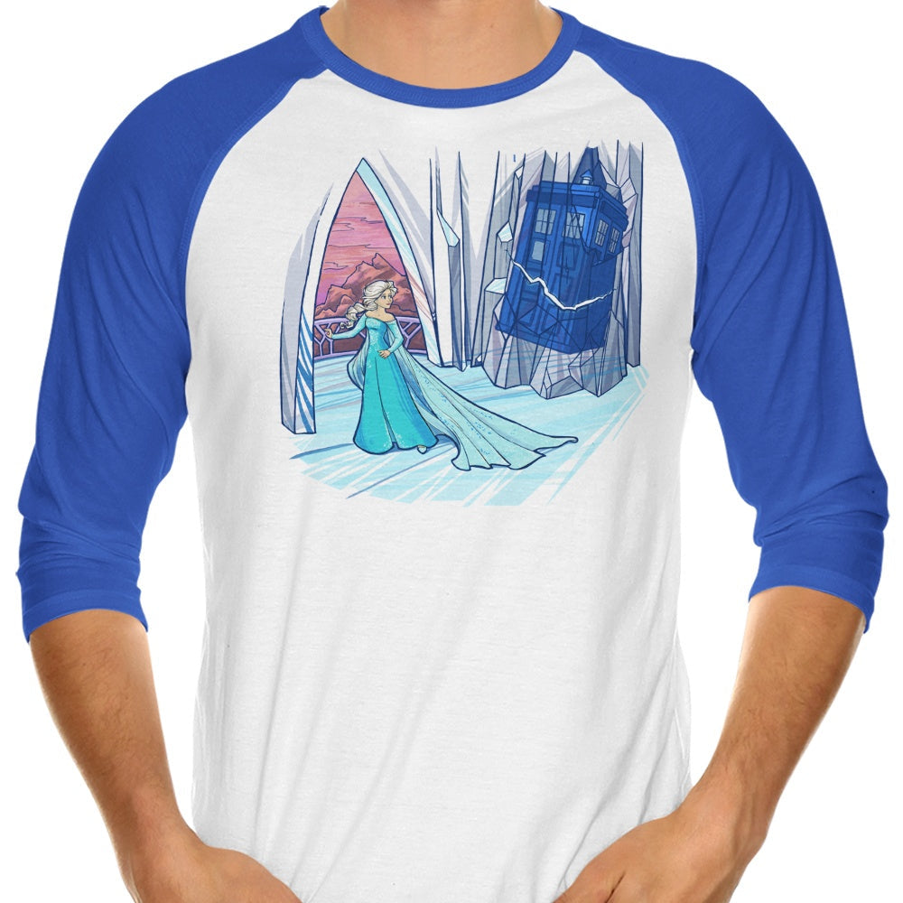 Frozen in Space and Time 3/4 Sleeve Raglan - Adult & Kids T-Shirts, Sweatshirts & Hoodies apparel design preview 1