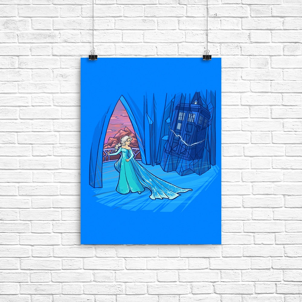 Frozen in Space and Time Poster - Adult & Kids T-Shirts, Sweatshirts & Hoodies apparel design preview 1